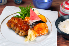 Salmon Teriyaki & Chicken Teriyaki Set